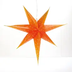  Adventsstjärna - klassisk orange - 100 cm - Nostalgiska.no