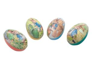  Plastisk egg Peter Rabbit 4-olike - Nostalgiska.no