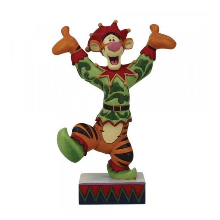 Bilde 1, Disney samlarfigur Disney Jul - Tiger som Julealf - Nostalgiska.no