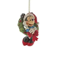 Disney samlarfigur Disney juleornament - Mimmi Mus med krans - Nostalgiska.no