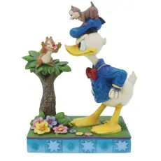 Disney samlarfigur Disney Jul - Anders And med Piff & Puff - Nostalgiska.no