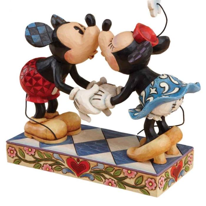 Bilde 1, Disney samlarfigur Disney Jul - Musse & Mimmi kysser - Nostalgiska.no