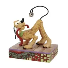 Disney samlarfigur Disney Jul - Pluto med hjerte - Nostalgiska.no