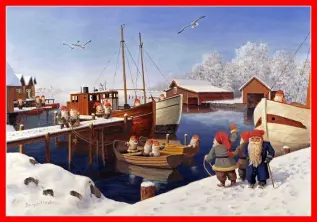 Julpynt domherrer - Nostalgiska.no