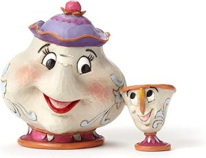 Disney samlarfigur Disney Jul - En mors kjærlighet Mrs Potts & Chip - Nostalgiska.no