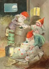 Julepynt - Nisser Jenny Nyström - Nostalgiska.no