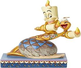 Disney samlarfigur Disney Jul - Lumiere & Plumette - Nostalgiska.no