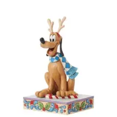 Disney samlarfigur Disney Jul - Pluto med hjerte - Nostalgiska.no