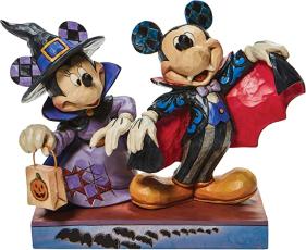 Disney samlarfigur Disney Jul - Musse & Mimmi Halloweenkledde - Nostalgiska.no