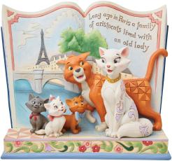 Disney samlarfigur Disney Jul - Aristokattenes eventyrbok - Nostalgiska.no