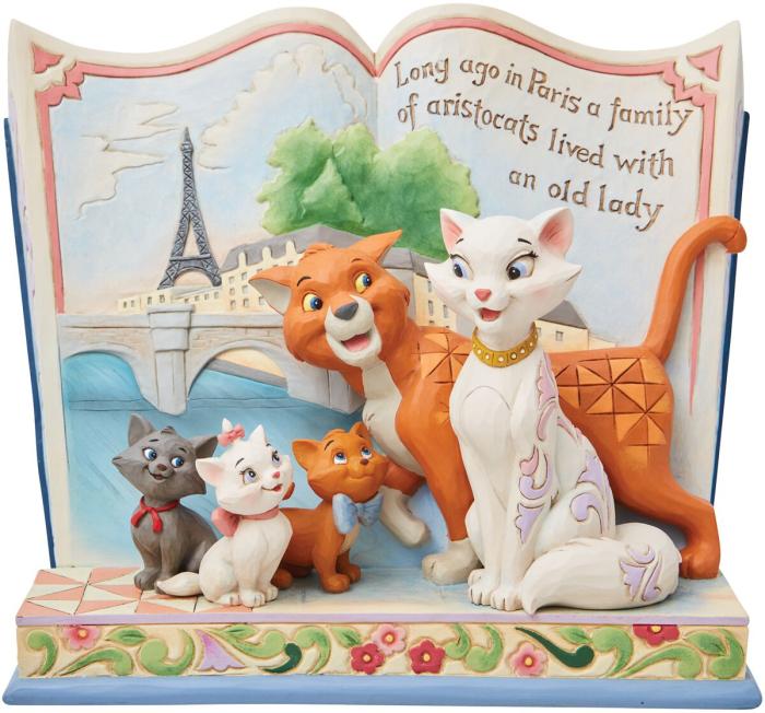 Bilde 1, Disney samlarfigur Disney Jul - Aristokattenes eventyrbok - Nostalgiska.no